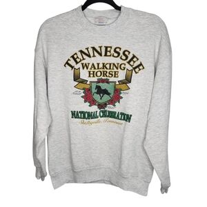 Vintage 90s Tennessee Walking Horse National Champion 1994 Crewneck Size Large
